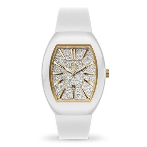 Montre Femme Ice Boliday - White Glitter Gold