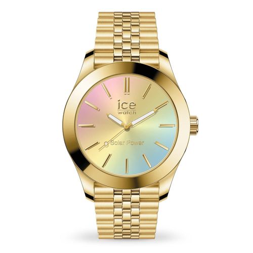 Montre Femme Ice Steel Solaire - Gold Rainbow - Small