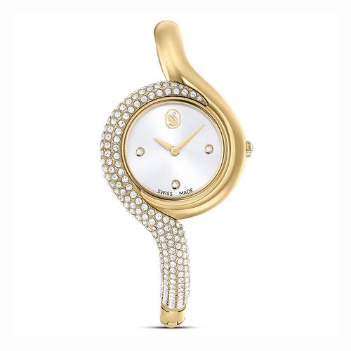 Montre Femme Swarovski Dextera Asymétrique Dorée
