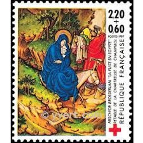 Au Profit De La Croix Rouge : Retable De La Chartreuse De Champmol Année 1987 N° 2498 Yvert Et Tellier Luxe