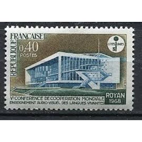 5ème Conférence De Coopération Mondiale Pour L'Enseignement Des Langues Vivantes À Royan Année 1968 N° 1554 Yvert Et Tellier Luxe
