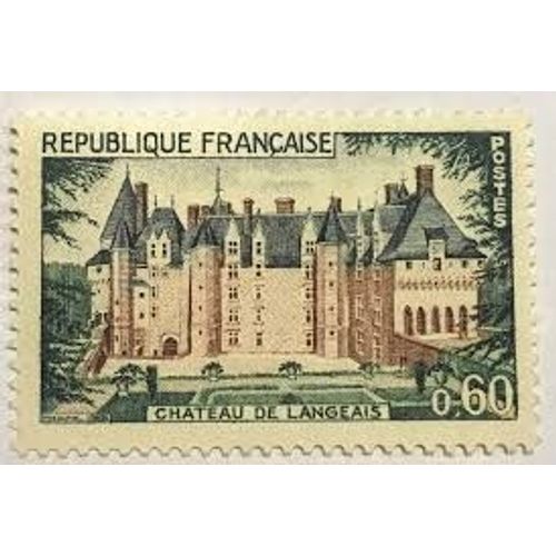 Château De Langeais Année 1968 N° 1559 Yvert Et Tellier Luxe