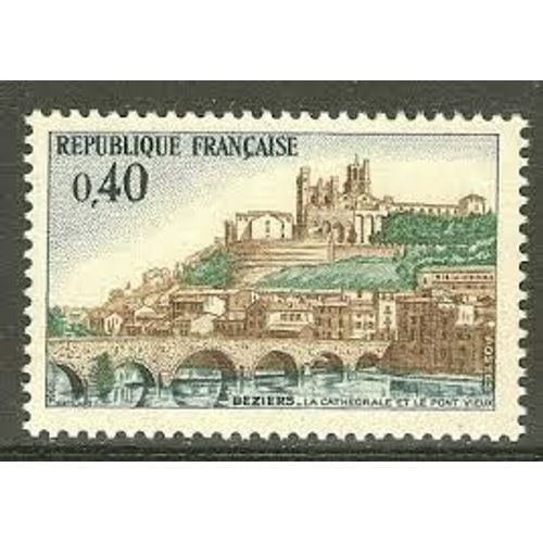 41ème Congrès De La Fédération Des Sociétés Philatéliques Françaises À Béziers Année 1968 N° 1567 Yvert Et Tellier Luxe