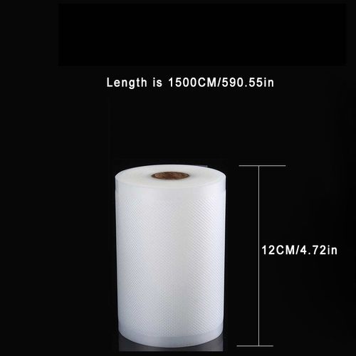 Sacs sous vide pour machine à emballer sous vide,sacs de stockage des aliments,sacs sous vide pour scelleuse - Type 12CM x 1500CM 1 roll