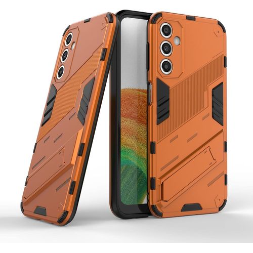 Coque Pour Samsung Galaxy A24, Support Pliable, Coque De Téléphone Antichoc Tpu/Pc, Housse Pour Samsung Galaxy A24. Orange