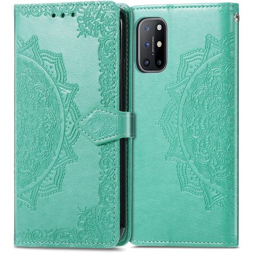 Coque Pour Oneplus 8t Housse En Cuir Avec Premium Flip Coque Portefeuille Etui Avec Stand Support Et Carte Slot Oneplus 8t. Vert