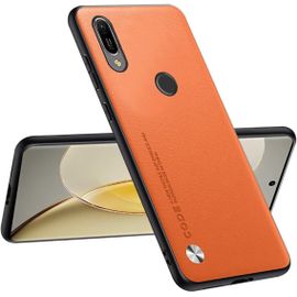 Coque Pour Huawei Y6 2019 / Y6 Pro 2019 / Honor 8a / Y6s 2019 6.09"" ¿ Protection Sûre Et Élégante - Orange