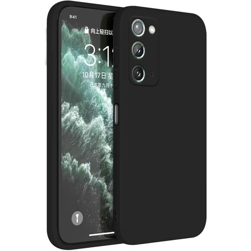 Coque Pour Samsung Galaxy Note20 6.7"" Inches Etui Housse, Protecteur De Peau En Silicone Tpu - Le Noir