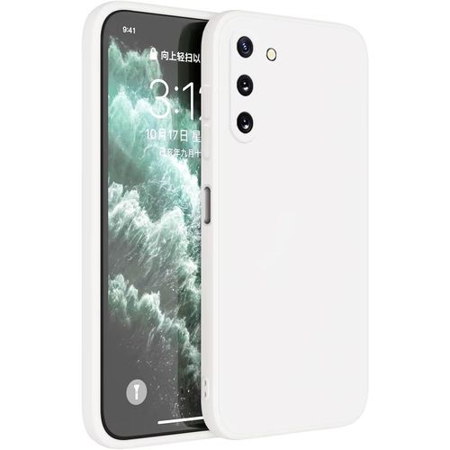 Coque Pour Samsung Galaxy Note10 6.3"" Inches Etui Housse, Protecteur De Peau En Silicone Tpu - Céramique Blanche