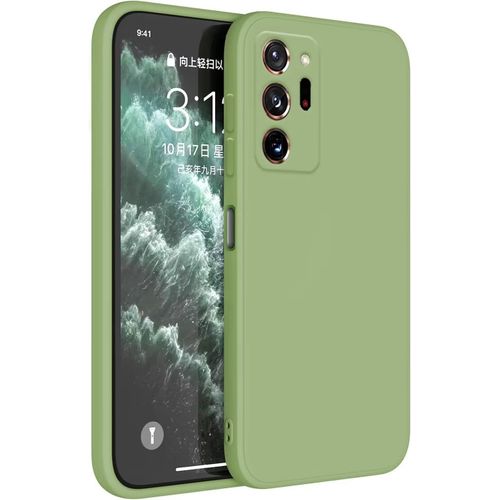 Coque Pour Samsung Galaxy Note20 Ultra 6.9"" Inches Etui Housse, Protecteur De Peau En Silicone Tpu - Vert Matcha