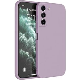 Coque Pour Samsung Galaxy S21 Fe / S21 Fe 2023 6.4"" Inches Etui Housse, Protecteur De Peau En Silicone Tpu - Herbe Violette