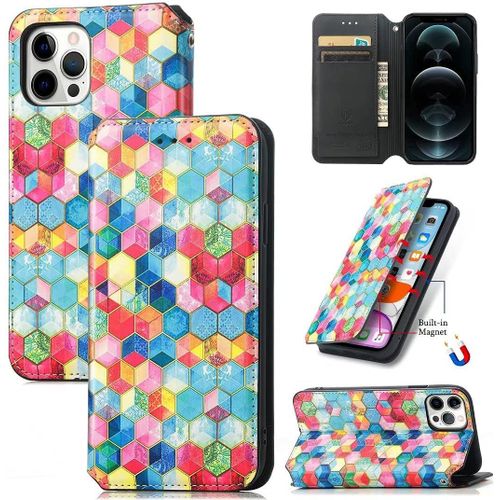 Coque Folio Pour Xiaomi Civi 2, Housse Étui En Pu/Tpu Cuir Flip Portefeuille Avec Espèces Et Carte Fente, Téléphone Case Protection Cover Pour Xiaomi Civi 2 Espace Magique