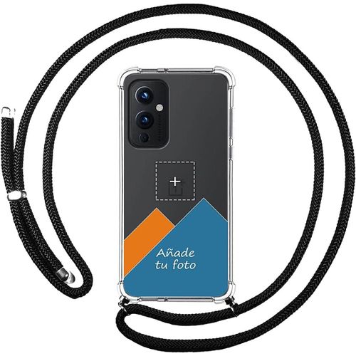 Dites-Nous Ta Coque Silicone Avec Ta Photo Pour Oneplus 9 5g Personnalisée - Pendentif Noir