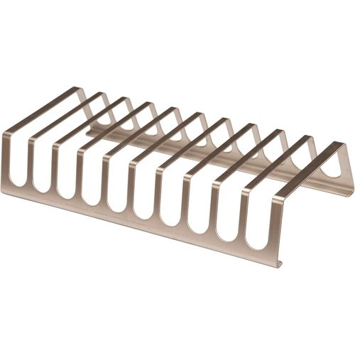 GOTHICANA BY EMPSupport Xxl Pour 10 Côtes ¿ Support Pour Côtes ¿ Acier Inoxydable ¿ Rack À Côtes Pour Barbecue ¿ 42 Cm De Long, Parfait Pour Barbecue À Gaz, Barbecue Au Charbon De Bois, Fumoir Et Bar