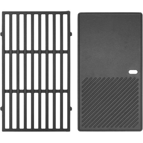 GOTHICANA BY EMPGrille De Cuisson En Fonte Pour Barbecue Weber Spirit 200 Serie, Spirit E-210, E-220, S-210, S-220, S-220, S-220 - 44,5 Cm - 7637
