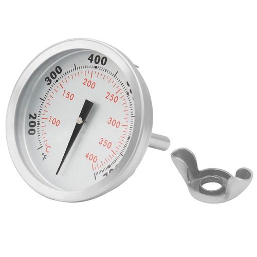 GOTHICANA BY EMPThermomètre 7581/60540 Pour Barbecue Weber Spirit 200 & 300 Grills, Spirit E/S 210, 220, 310, Q Series Et Barbecue Au Charbon De Bois, Thermomètre À Gaz De Fumée, Diamètre 45 Mm, 150-