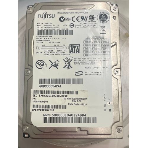 Disque Fujitsu MHV2200BT 200 Go