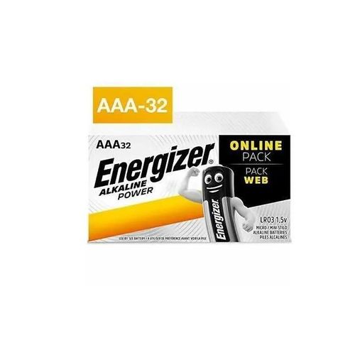 Energizer Alkaline Power Lot de 32 Piles AAA LR03 1.5V