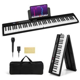 Costway Clavier Piano Numérique 88 Touches Noir