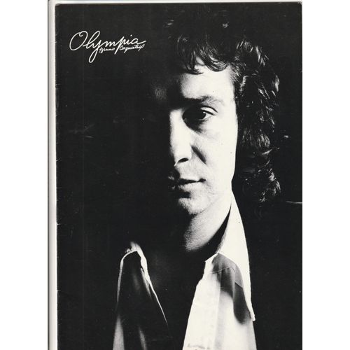 Rare Programme De Concert Michel Sardou - Pierre Billon - Carlos À L'Olympia - Années 70