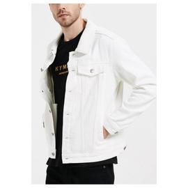 Veste jean blanche discount homme