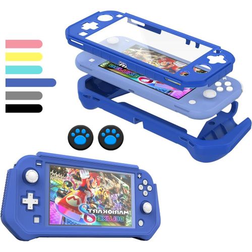 Gothicana By Empcoque Switch Lite, Housse De Protection Pour Switch Lite, Housse Pour Nintendo Switch Lite, Protection Switch Lite Avec Écran Pc Intégré + 2 Capuchons Pour Le Pouce, Bleu Marine