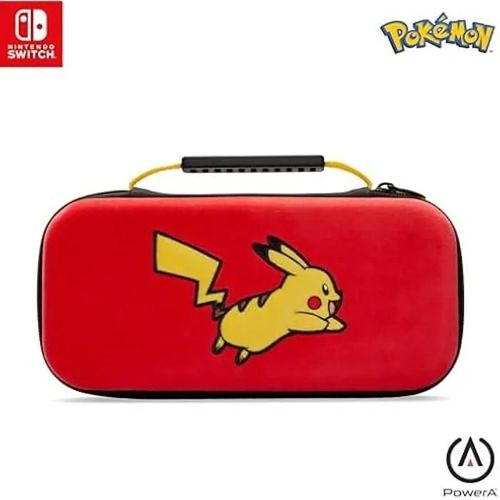 Boîtier De Protection De Powera Pour Nintendo Switch (Modèle Oled) - Saut De Pikachu, Coque De Protection, Sac De Jeu, Sac De