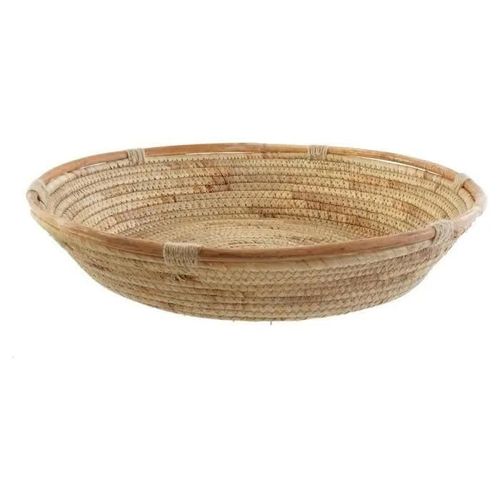 centre de table 42 x 42 x 8 cm naturel marron tropical