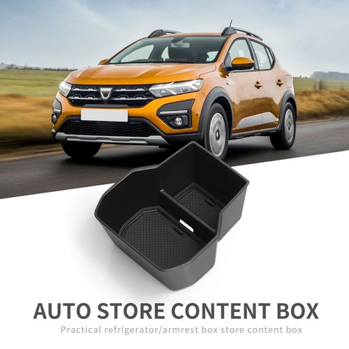 Boîte De Rangement D'Accoudoir Pour Dacia Sandero 20-25boîte De Rangement Pour Voiture
