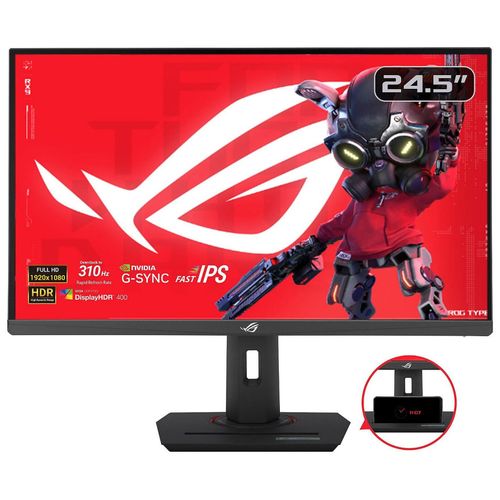 Rog Strix Xg259cms (62.2 Cm (24.5 Zoll), Schwarz, Fullhd, Fast Ips, U