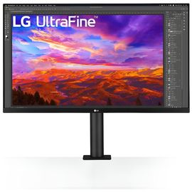 LG Ecran UltraFine 32UN88AW 32", Moniteur ERGO IPS UHD 4K (3840x2160, HDR10, Pied ergonomique DCIP3 95%, USBC, USB 3.0,