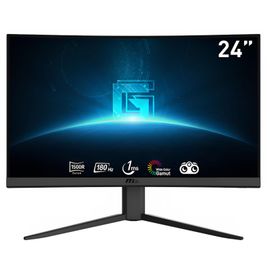 MSI G24C4 E2 - Écran LED - jeux - incurvé - 24" (23.6" visualisable) - 1920 x 1080 Full HD (1080p) @ 170 Hz - VA - 250 cd/m² - 3000:1 - 1 ms - 2xHDMI, DisplayPort - noir
