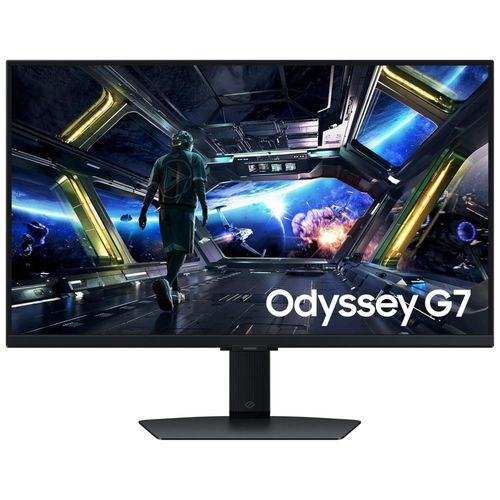 Samsung Odyssey G7 S27DG702EU - G70D Series - écran LED - Intelligent - jeux - 27" - 3840 x 2160 4K UHD (2160p) @ 144 Hz - Fast IPS - 350 cd/m² - 1000:1 - DisplayHDR 400 - 1 ms - 2xHDMI...