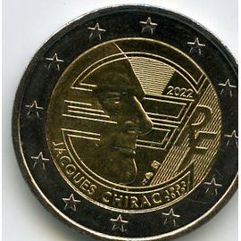 France 2 Euros 2022 Commémorative Jacques Chirac