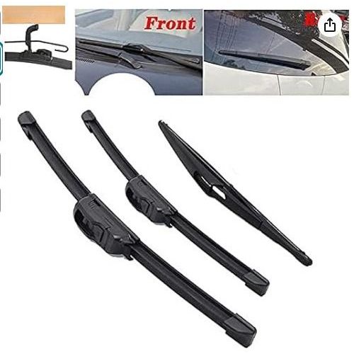 Pour Renault Clio 2 1998-2005 Car Styling Essuie-Glace Avant Et Arrière 22+16+12