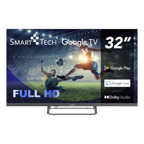 Smart Tech 32FG01V - 32" - Google TV LED Full HD 3 HDMI ; 3 HDMI, 2 USB, Dolby Audio