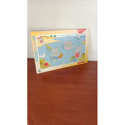 Puzzle Babar À La Mer 15 Pièces