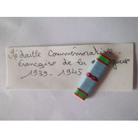 Barrette De Rappel Dixmude Médaille Commémorative 1939-1945