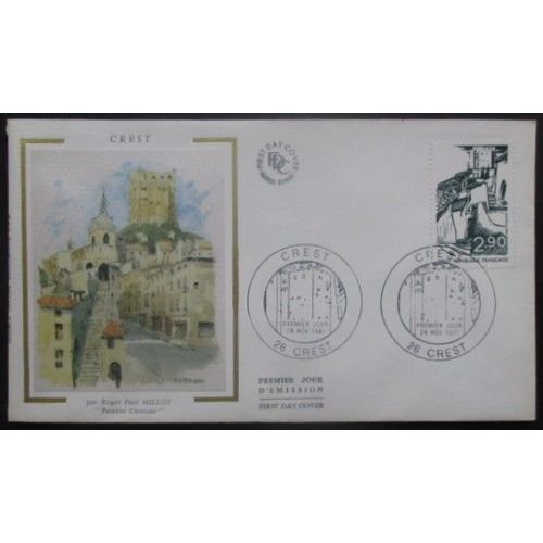 France Fdc Crest 28-11-81 Crest
