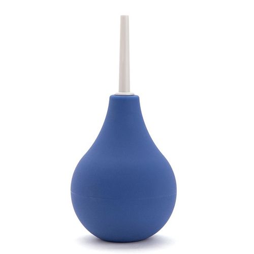 Poire À Lavement En Silicone De Qualité Supérieure De 224 Ml Pour Le Nettoyage De La Douche Anale Et Vaginale Avec 2 Accessoires Pour La Douche Anale Et Vaginale Et Le Nettoyage De La Douche Vaginale Laxative Pour¿Bleu¿