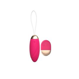 ?Uf Vibrant Sans Fil Pour Clitoris Et Point G - Boules De Geisha Vibrantes Avec Fonction Choc - ?Uf Vibrant Avec 10 Modes De Vibration - Jouet Érotique Pour Couples¿Rose Rouge¿