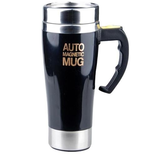Tasse Magnétique Automatique Magnetic String Mug Double Layercafé Agitation Tasse De Mélange, Cocktail Électrique Shaker En Acier Inoxydable Pour Voyage Bureau