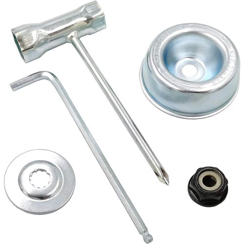 Kit d'entretien pour adaptateur de lame pour débroussailleuse STIHL FS55, FS55R, FS56, FS56RC, FS70, FS70R, FS80, FS83, FS85, FS90, FS90R, FS100, FS100RX, FS110, FS110RX, FS120, FS130, FS200, FS240, FS250, FS460