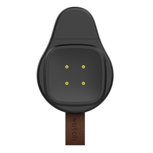 Chargeur Sans Fil Mini Montre Connectée Portable, Station De Charge Rapide Usb Pour Fitbit Versa3/Sense - Noir