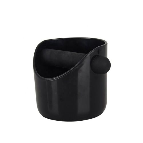 Boîte à marc de café, Knock Box, Accessoires de machine à café antidérapants, amovibles et faciles à nettoyer de 4,8 pouces, noir