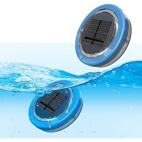 Lampe Led Solaire Submersible, Éclairage Multicolore Ip68, Éclairage Sous-Marin, Éclairage De Baignoire Étanche, Éclairage De Piscine Avec Capteur De Lumière, Pour Aquarium, Baignoire, Piscine, Jardin