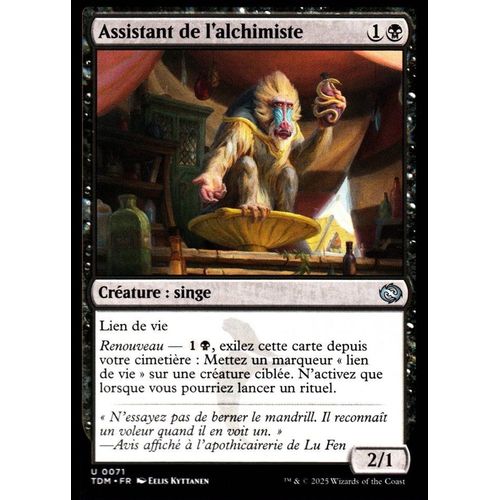 Assistant De L'Alchimiste - Magic - Tarkir La Tempête Des Dragons - U - 71