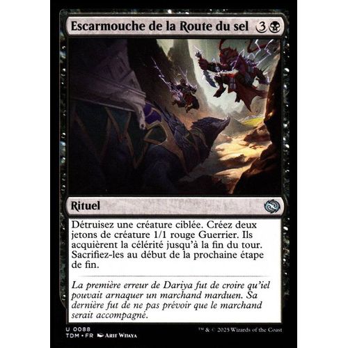 Escarmouche De La Route Du Sel - Magic - Tarkir La Tempête Des Dragons - U - 88