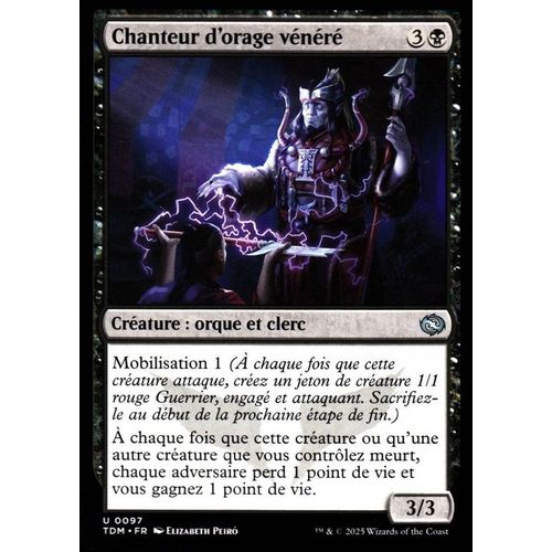 Chanteur D'Orage Vénéré - Magic - Tarkir La Tempête Des Dragons - U - 97
