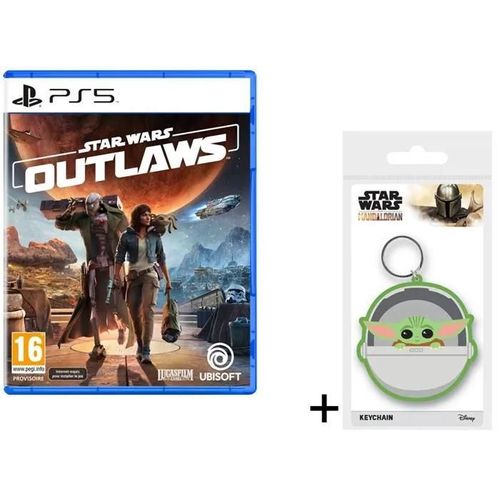 Jeu Vidéo - Star Wars - Outlaws - Ps5 - Aventure - Blu-Ray - Porte Clé Offert